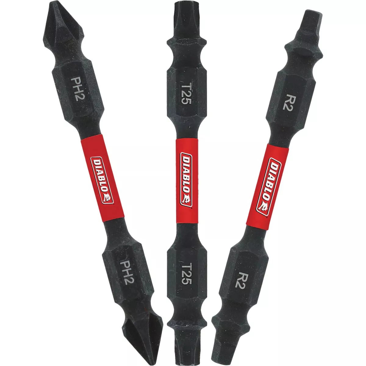 Diablo 3-Piece Assorted 2-1/2 In. Power Double-End Screwdriver Bit Set