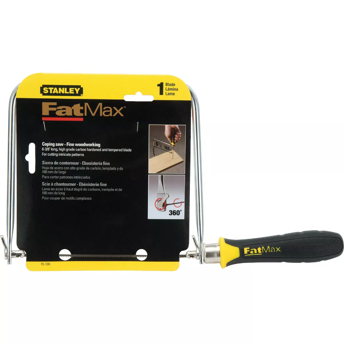 Stanley 6-1/2 In. Coping Saw - photo 2