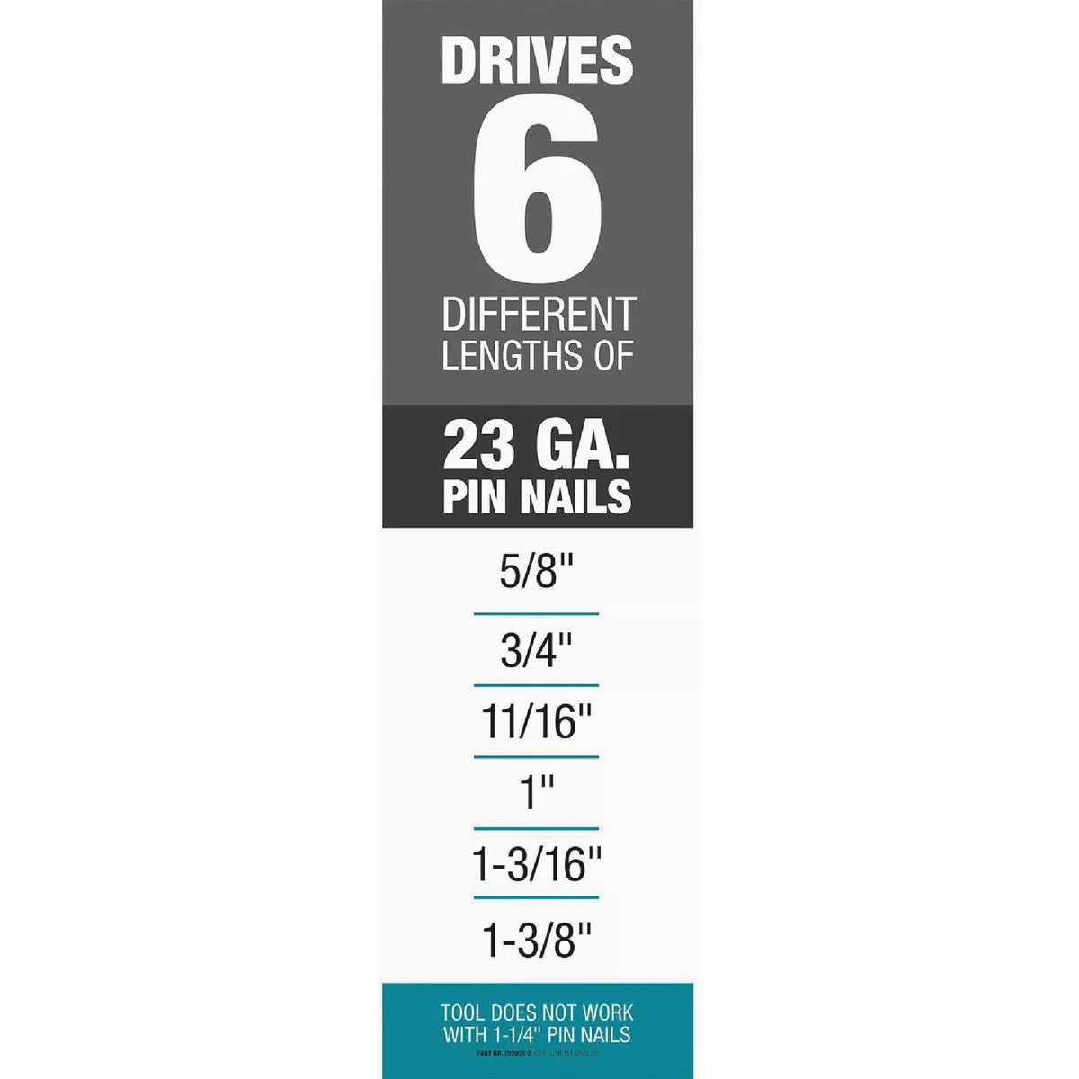 Makita 18-Volt LXT Lithium-Ion 23-Gauge Cordless Pin Nailer (Tool Only) - photo 3
