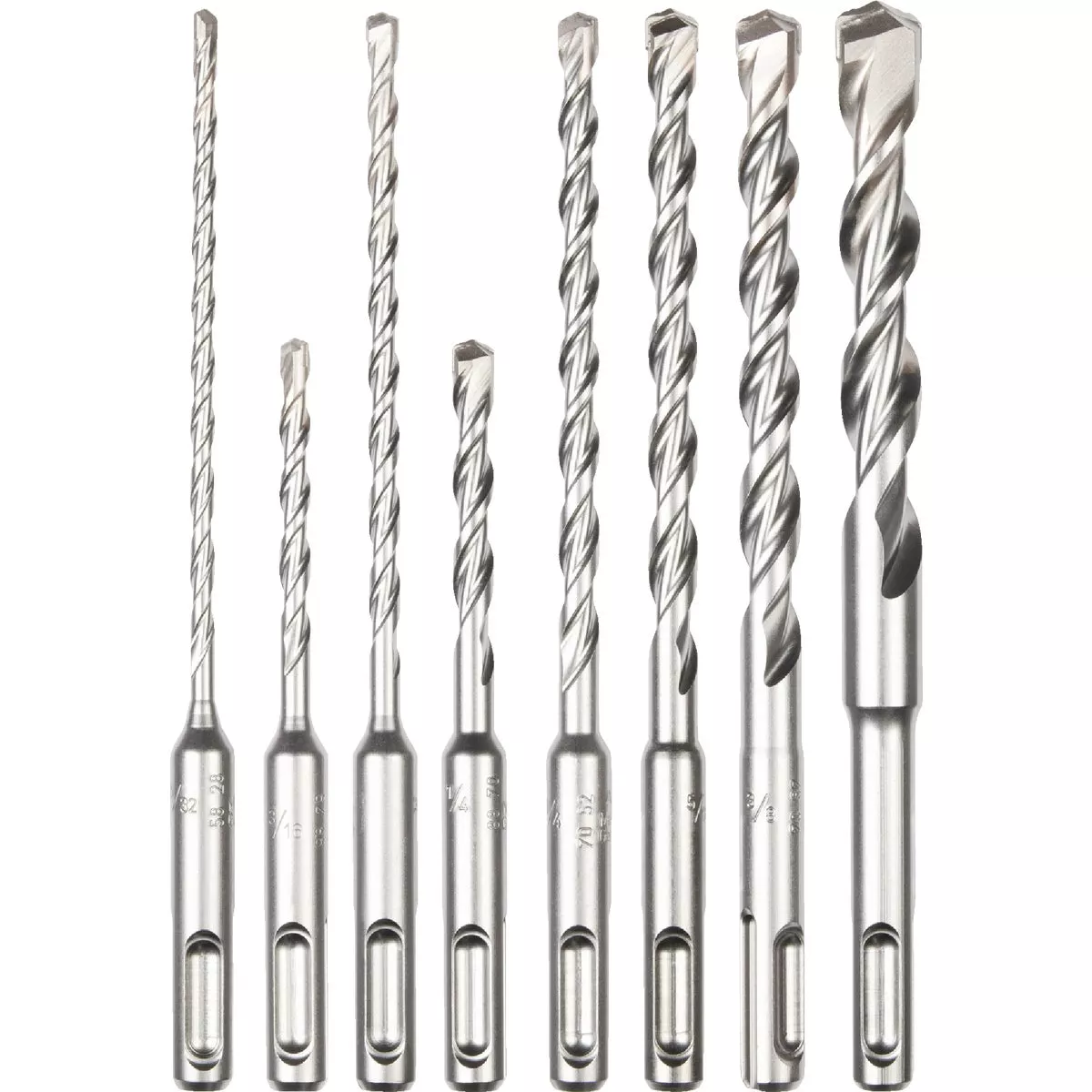 Milwaukee 8-Piece SDS Plus M/2 2-Cutter Drill Bit Kit - photo 2