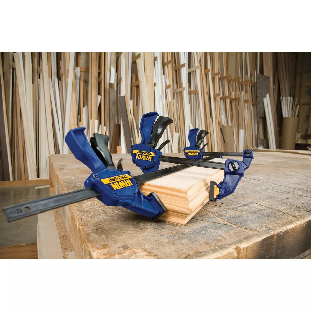 Irwin Quick-Grip 12 In. Medium-Duty One-Hand Bar Clamp - photo 5