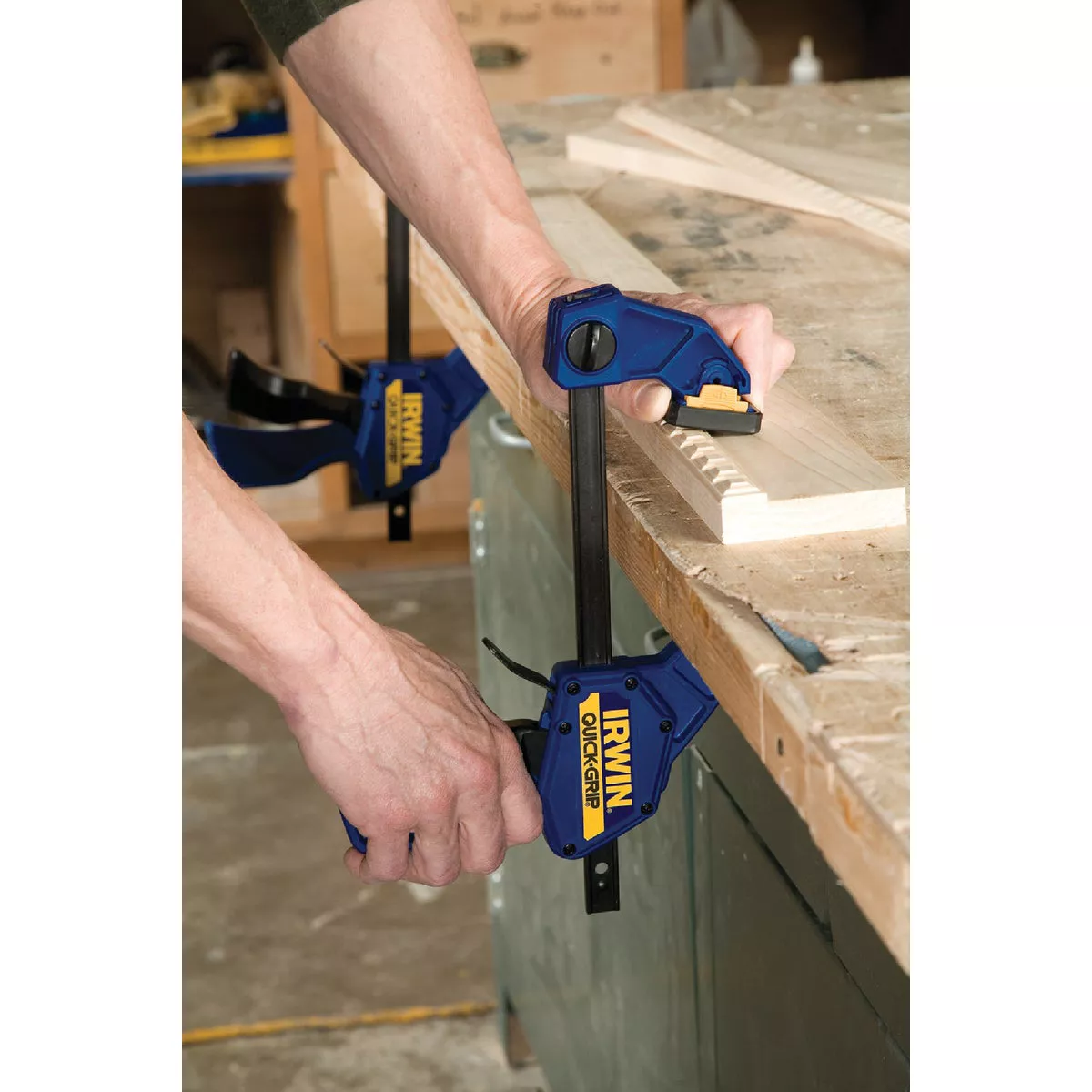 Irwin Quick-Grip 12 In. Medium-Duty One-Hand Bar Clamp - photo 7