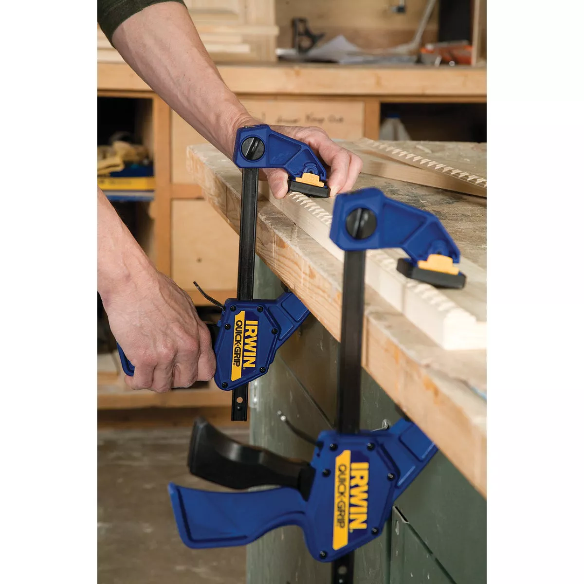 Irwin Quick-Grip 12 In. Medium-Duty One-Hand Bar Clamp - photo 8