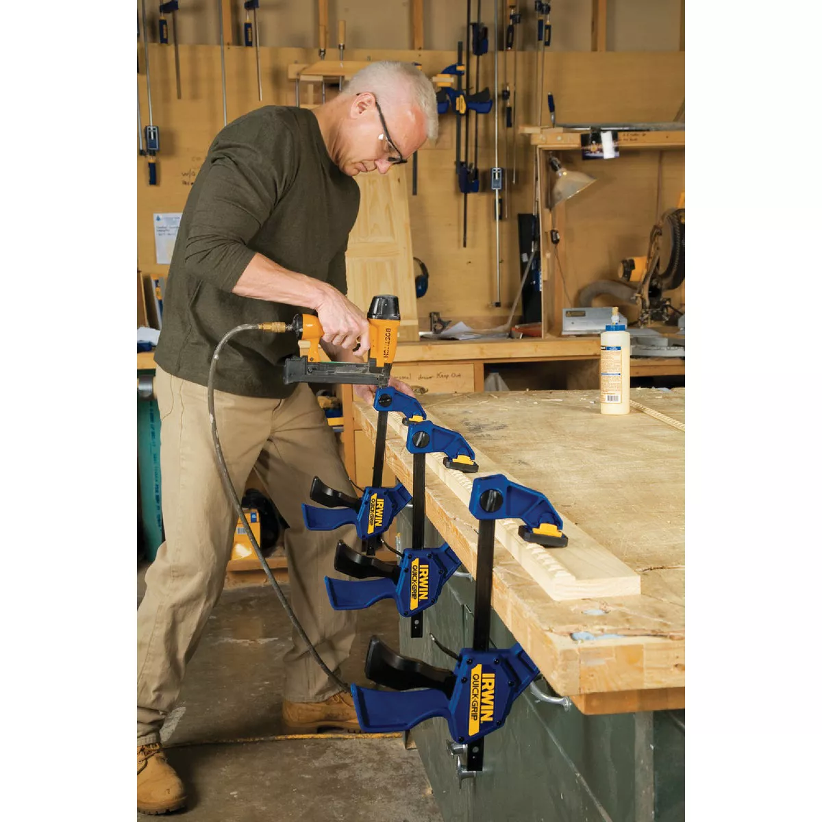 Irwin Quick-Grip 12 In. Medium-Duty One-Hand Bar Clamp - photo 9
