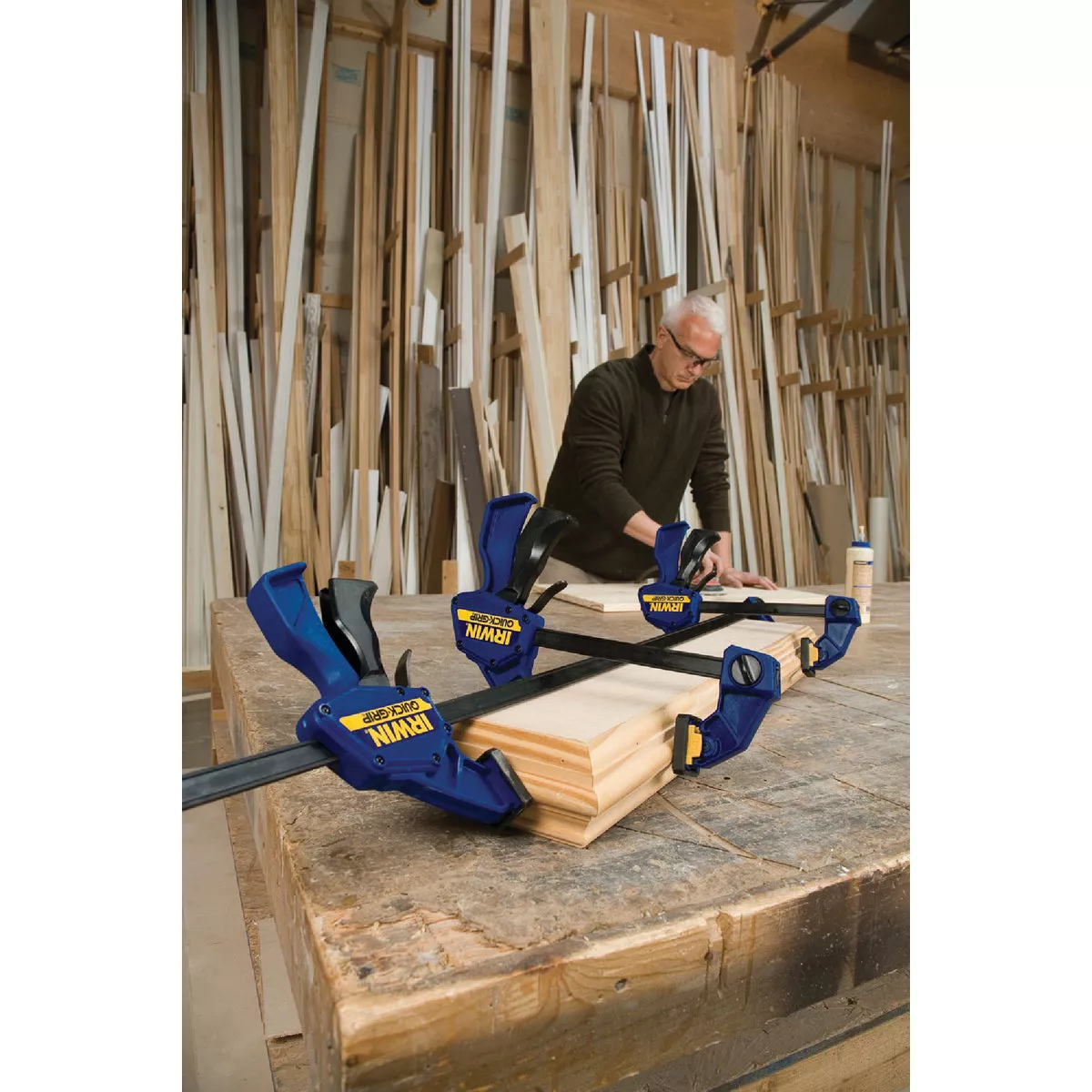 Irwin Quick-Grip 12 In. Medium-Duty One-Hand Bar Clamp - photo 14