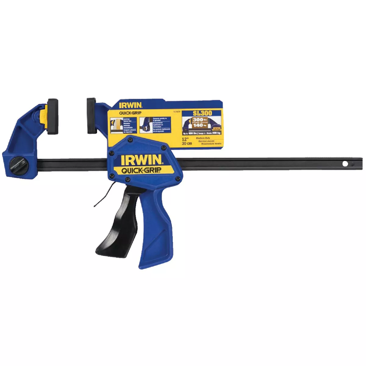 Irwin Quick-Grip 12 In. Medium-Duty One-Hand Bar Clamp - photo 15