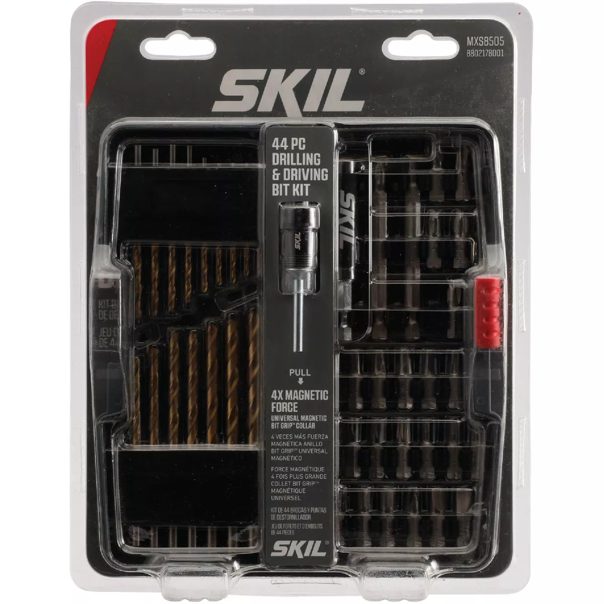 SKIL Drill & Drive Set with Bit Grip Magnetic Bit Collar (44-Piece)