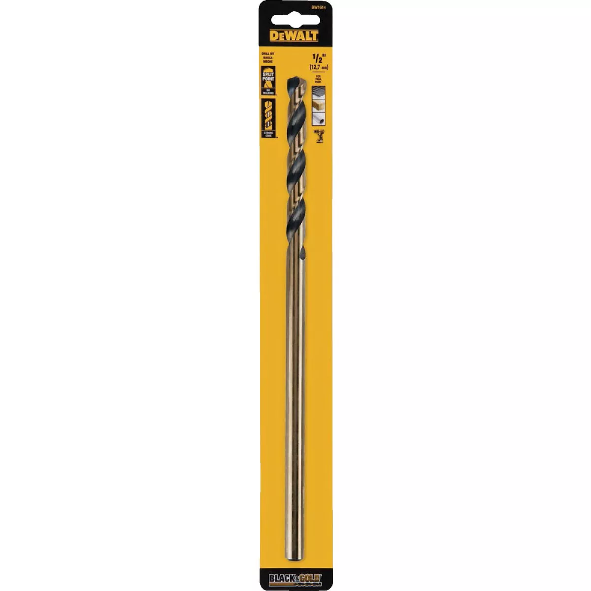 DeWalt 1/2 In. x 12 In. Black & Gold Oxide Drill Bit - photo 2