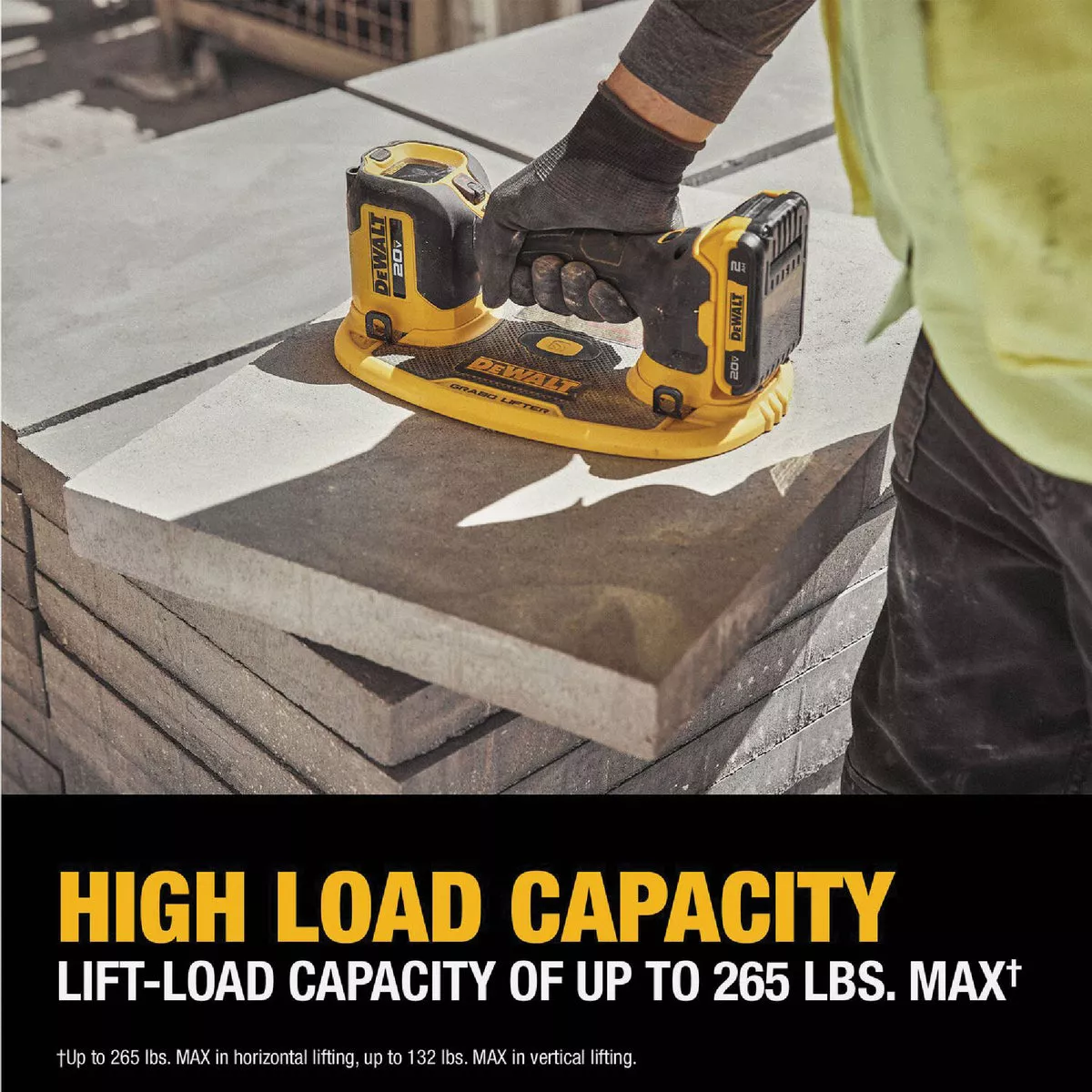DEWALT 20V MAX Cordless GRABO Vacuum Lifter Kit with (1) 2.0 Ah Battery & Charger - photo 7