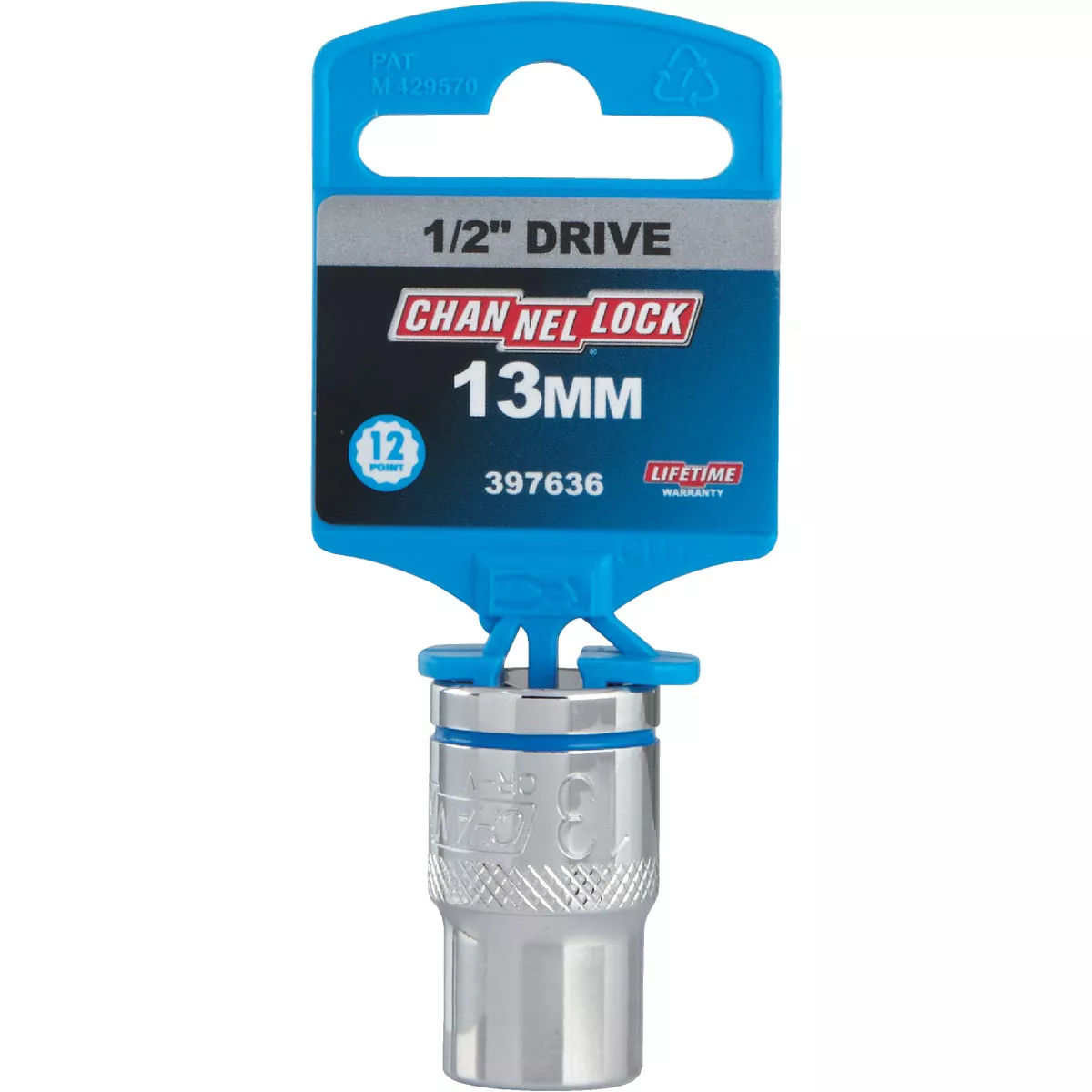 Channellock 1/2 In. Drive 13 mm 12-Point Shallow Metric Socket - photo 2