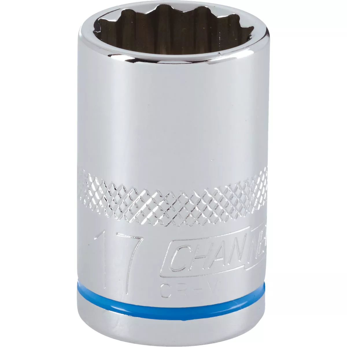 Channellock 1/2 In. Drive 17 mm 12-Point Shallow Metric Socket