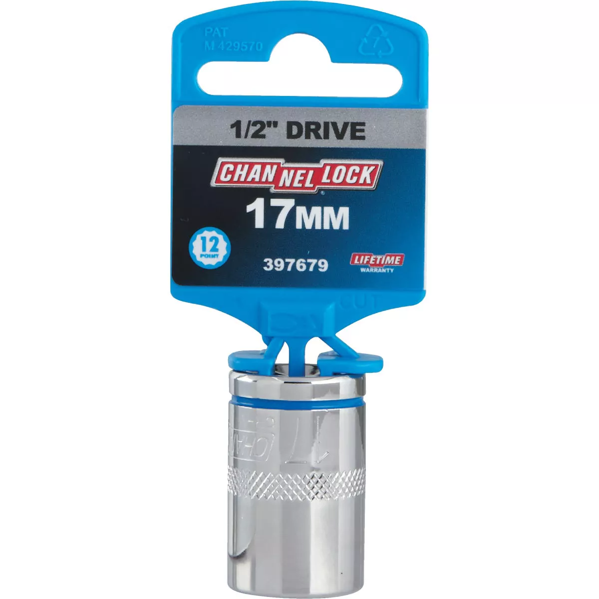 Channellock 1/2 In. Drive 17 mm 12-Point Shallow Metric Socket - photo 2