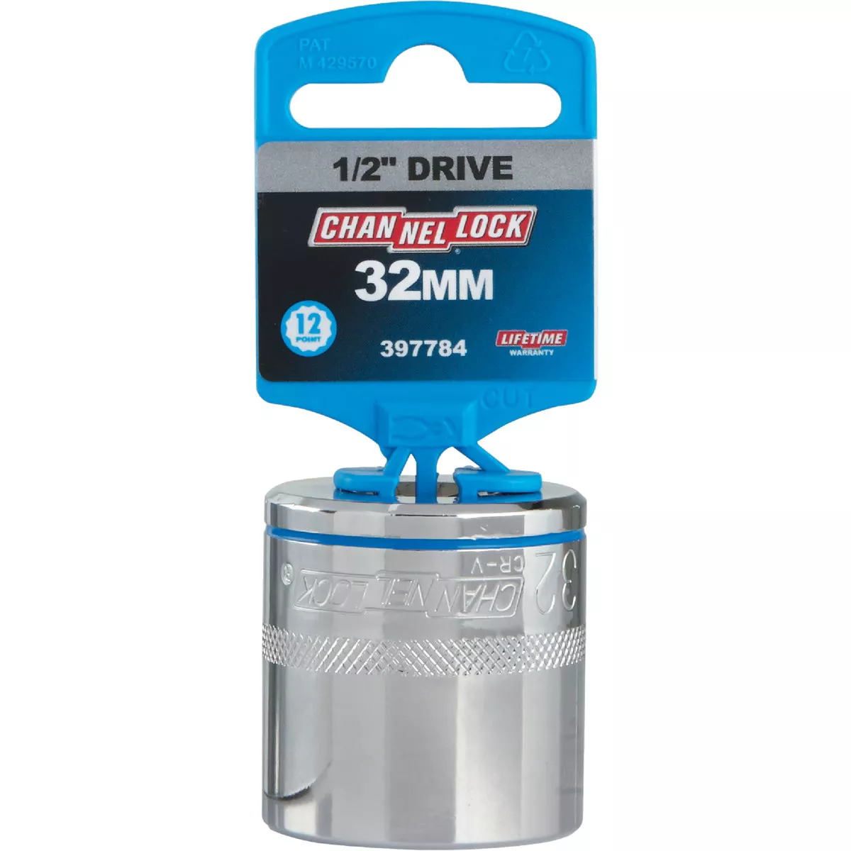 Channellock 1/2 In. Drive 32 mm 12-Point Shallow Metric Socket - photo 2