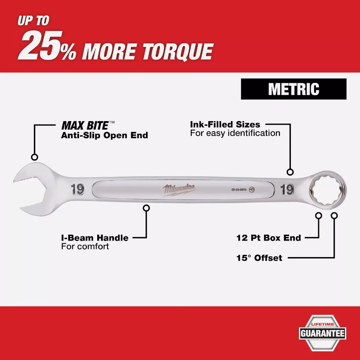 Milwaukee Metric 12-Point Combination Wrench Set (15-Piece) - photo 11