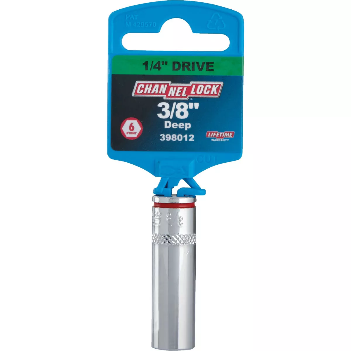 Channellock 1/4 In. Drive 3/8 In. 6-Point Deep Standard Socket - photo 2
