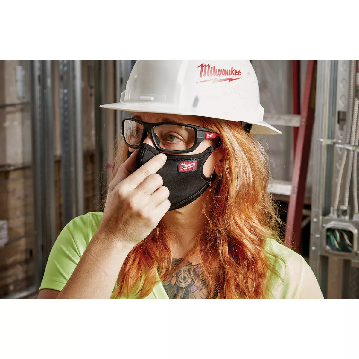 Milwaukee L/XL 3-Layer Washable Performance Dust & Face Mask (3-Pack) - photo 8