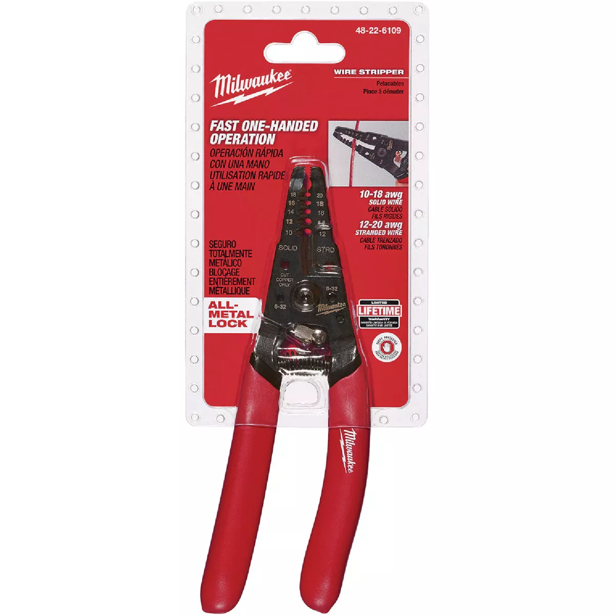 Milwaukee 7 In. 10 AWG to 20 AWG Solid/Stranded Wire Stripper/Cutter - photo 2