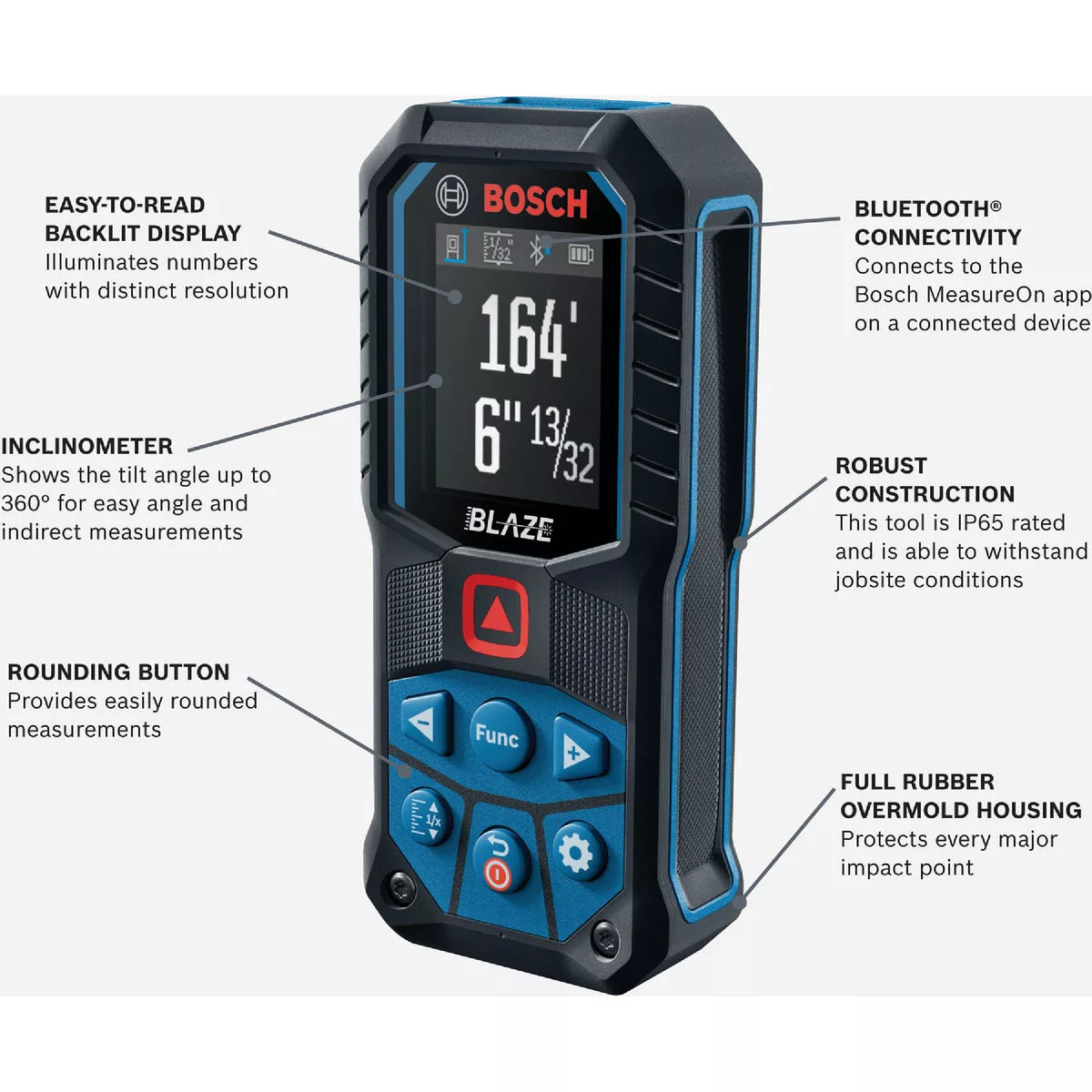 Bosch BLAZE Connected 165 Ft. Laser Measure - photo 8