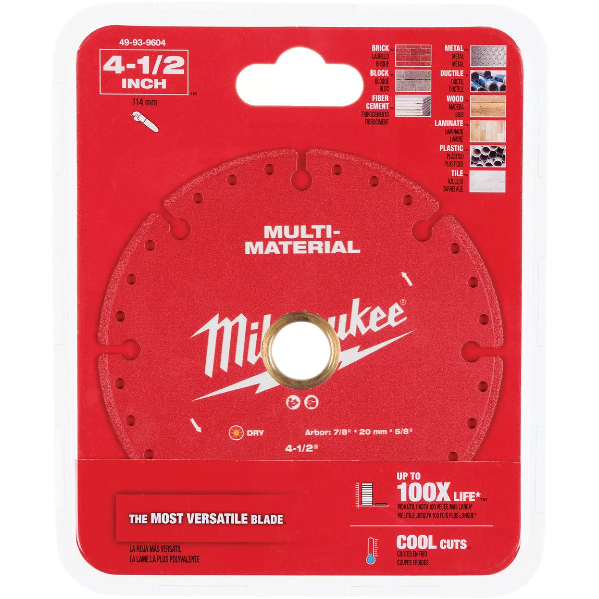Milwaukee 4-1/2 In. Multi-Material Dry Cut Diamond Blade - photo 2