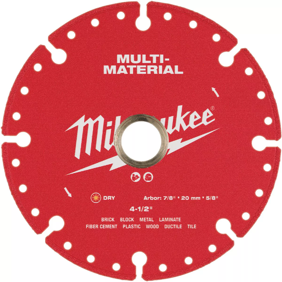 Milwaukee 4-1/2 In. Multi-Material Dry Cut Diamond Blade - photo 3