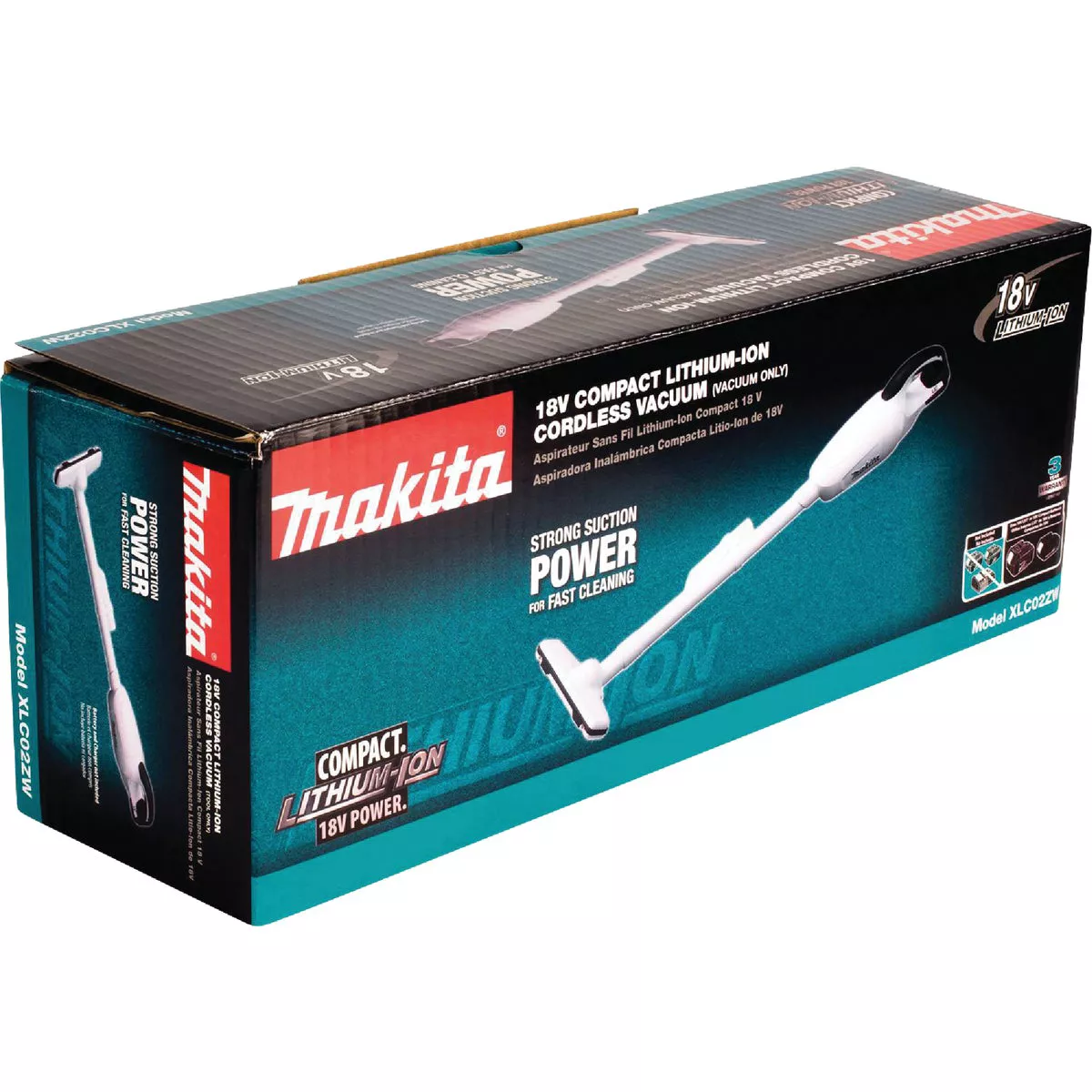Makita 18V LXT Cordless Bagless Compact Stick Vacuum Cleaner, White (Tool Only) - photo 4