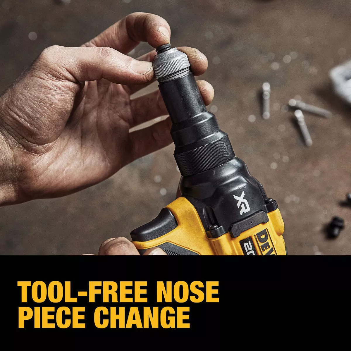 DEWALT 20V MAX XR Brushless 3/16 In. Cordless Rivet Tool (Tool Only) - photo 6