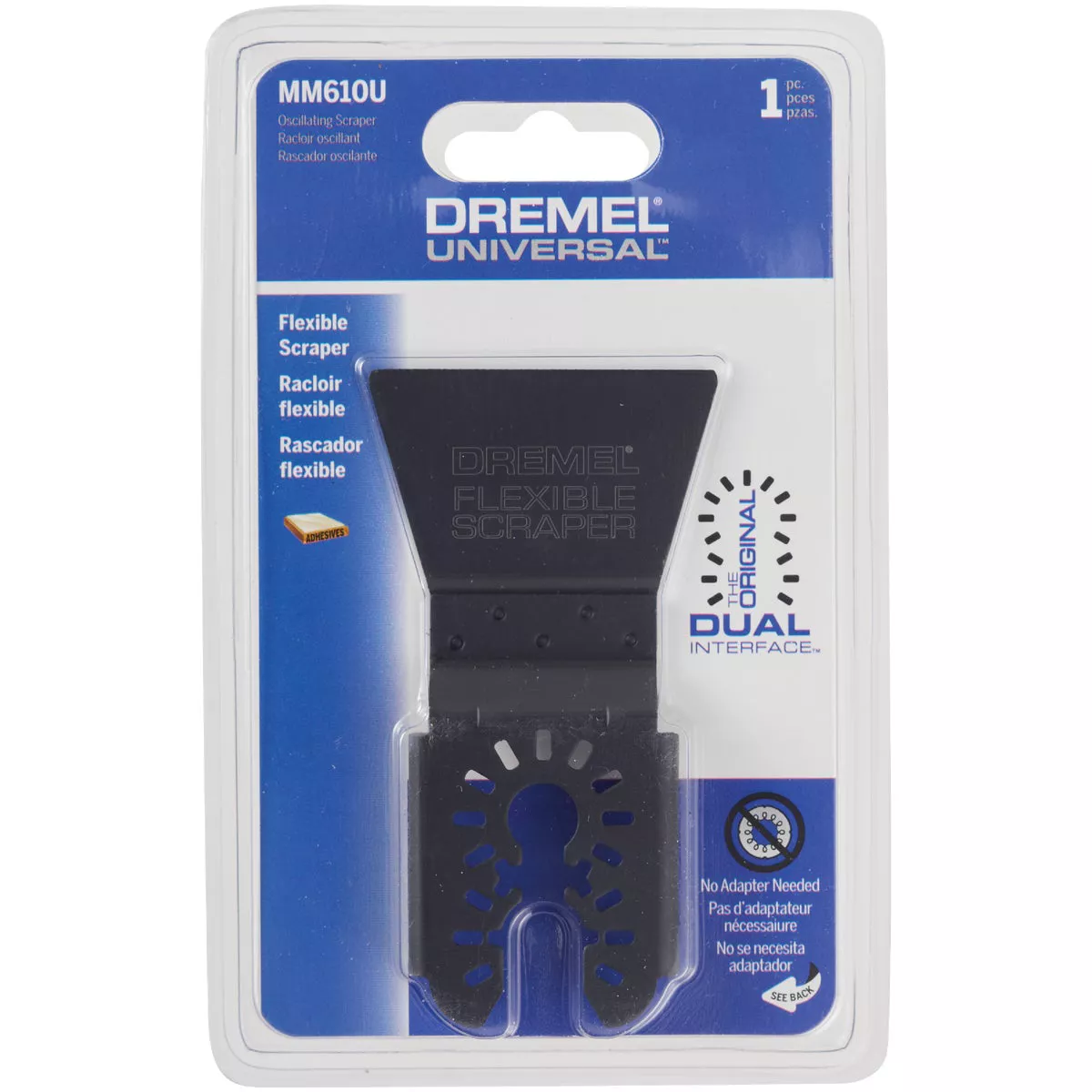 Dremel Universal 1.97 In. Steel Flexible Scraper Oscillating Blade - photo 2