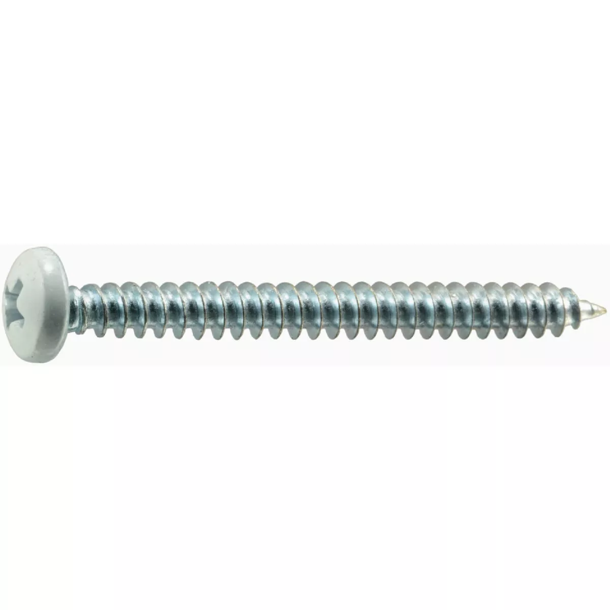 Midwest Fastener #10 x 2 In. White Painted Steel Phillips Pan Head Sheet Metal Screws (15 Ct.)