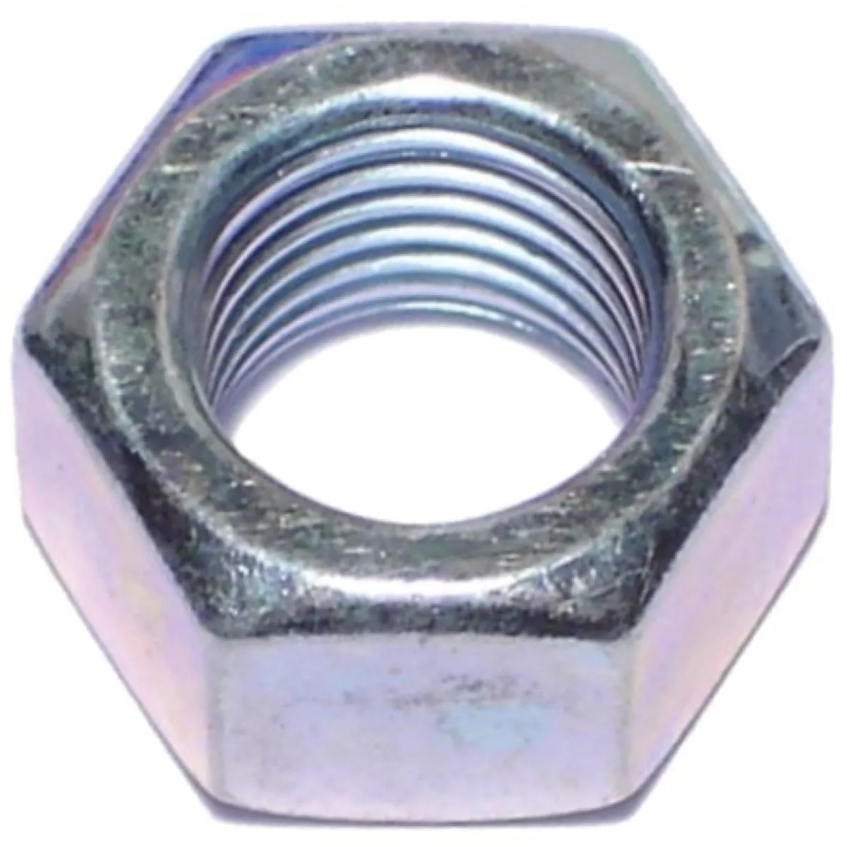 Midwest Fastener 3/8 In.-24 Zinc Plated Grade 2 Steel Fine Thread Finished Hex Nuts (8 Ct.)