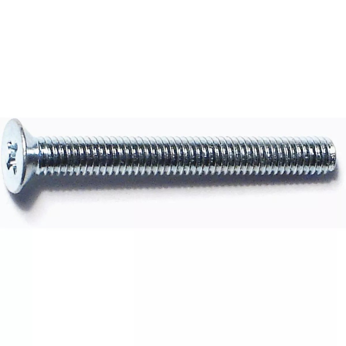 Midwest Fastener 3mm-0.5 x 25mm Zinc Plated Class 4.8 Steel Coarse Thread Phillips Flat Head Machine Screws
