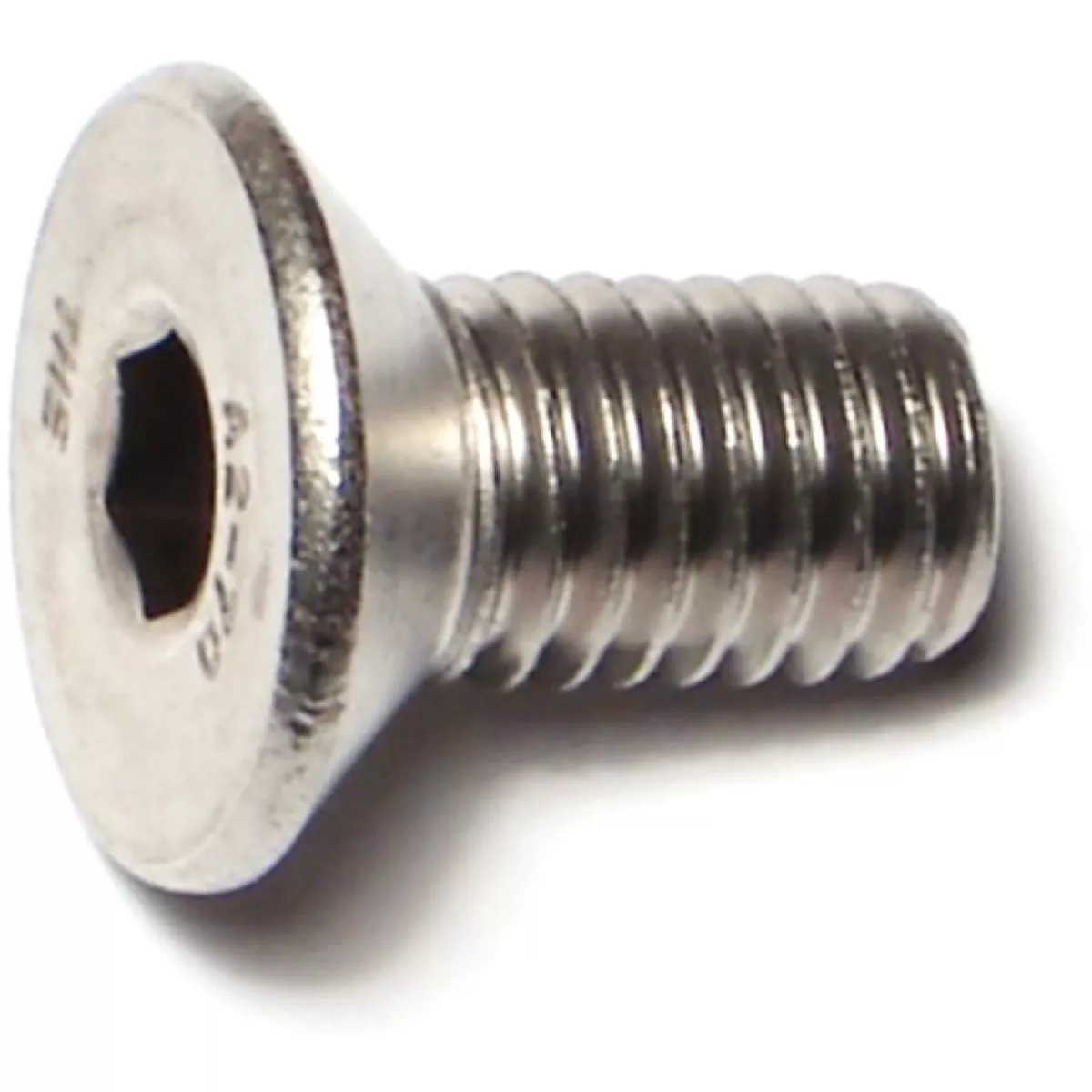 Midwest Fastener 8mm-1.25 x 16mm A2 Stainless Steel Coarse Thread Flat Head Hex Socket Cap Screws (8 Ct.)