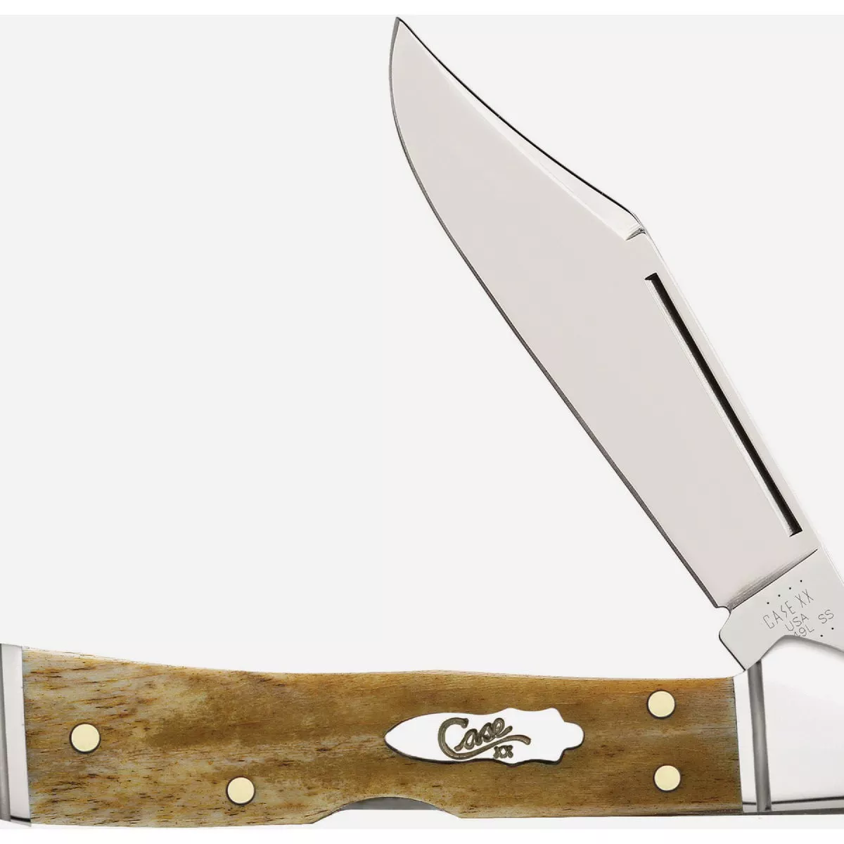 Case 2.72 In. Antique Bone Smooth Mini CopperLock Pocket Knife