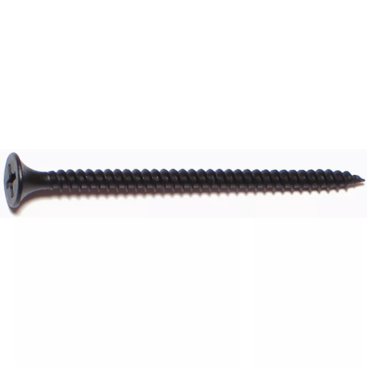 Midwest Fastener #6 x 2-1/4 In. Black Phosphate Steel Fine Thread Phillips Bugle Head Drywall Screws (1 Ct.)