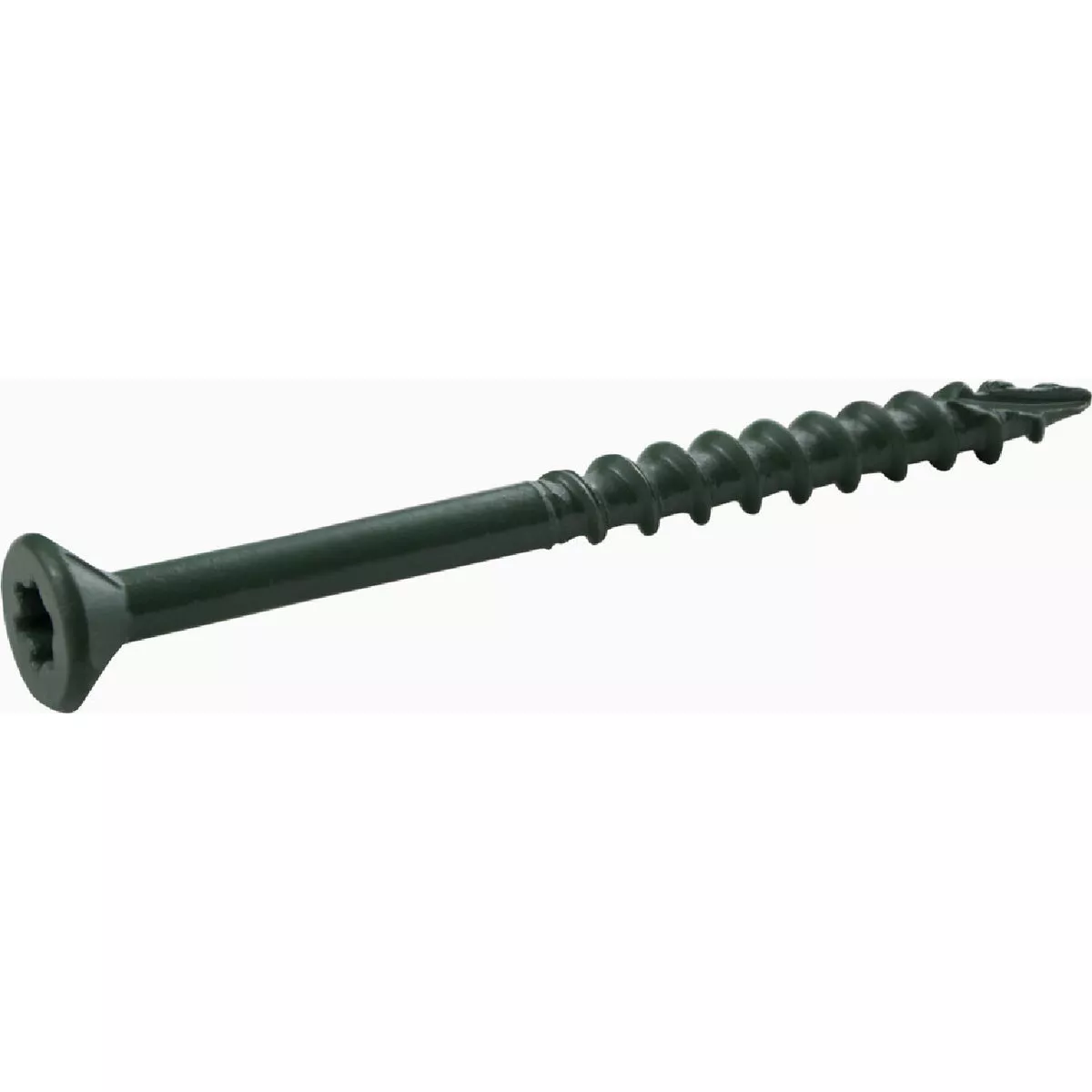 Grip-Rite PrimeGuard Plus #9 x 2 In. Green Star Wood Deck Screw (5 Lb.)