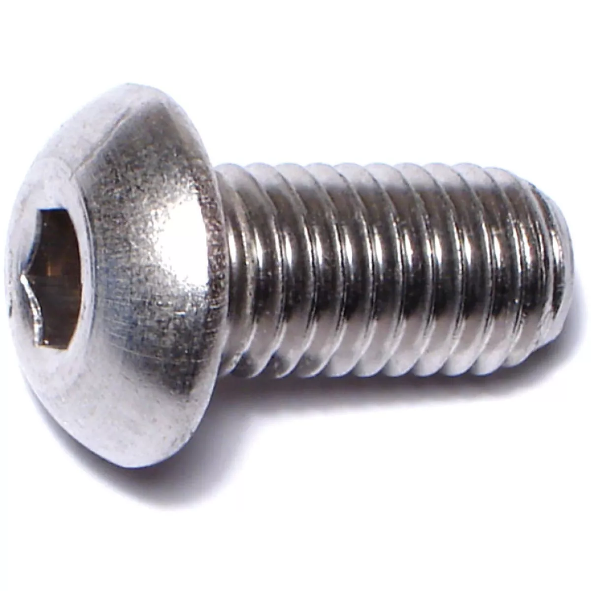 Midwest Fastener 10mm-1.5 x 20mm A2 Stainless Steel Coarse Thread Button Head Hex Socket Cap Screws