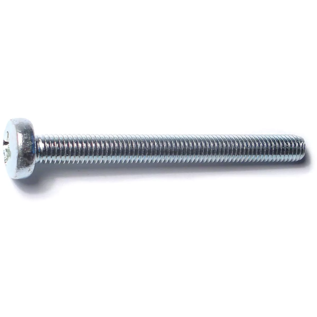 Midwest Fastener 8mm-1.25 x 80mm Zinc Plated Class 4.8 Steel Coarse Thread Phillips Pan Head Machine Screws