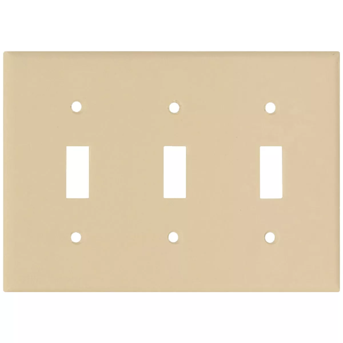 Eaton 3-Gang Switch Wall Plate, Ivory