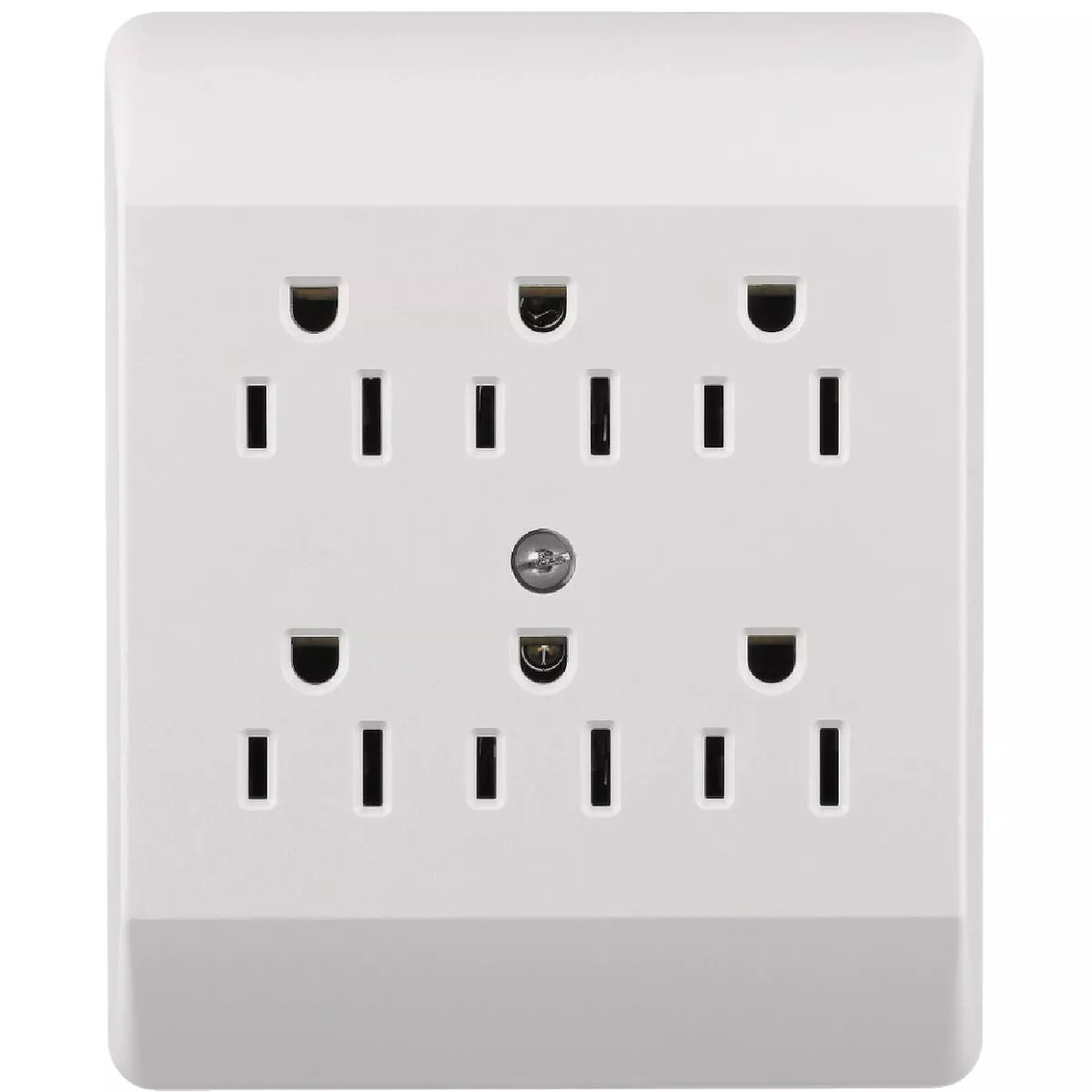 Eaton White 15A 6-Outlet Tap