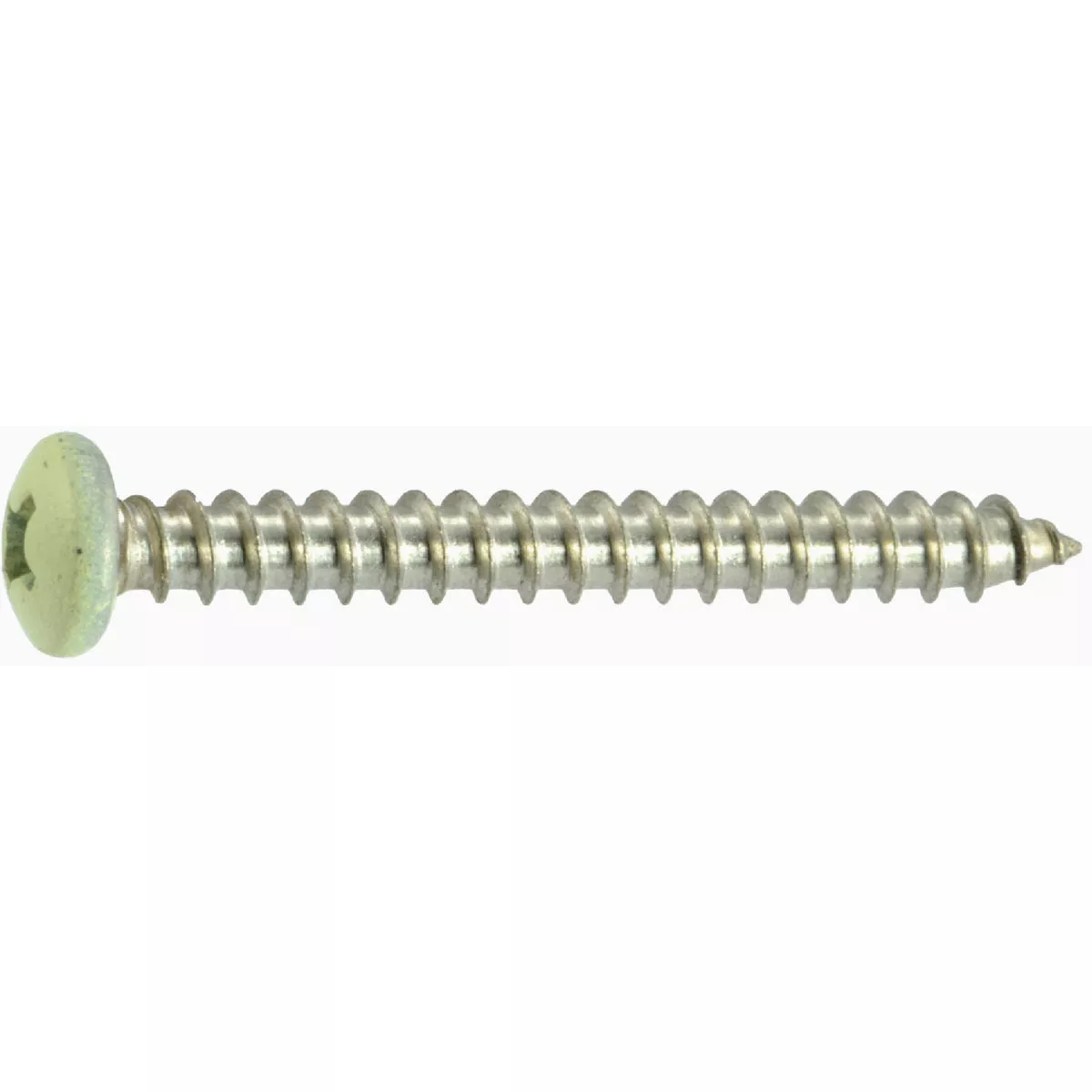 Midwest Fastener #8 x 1-1/2 In. Beige Painted 18-8 Stainless Steel Phillips Pan Head Sheet Metal Screws (15 Ct.)-