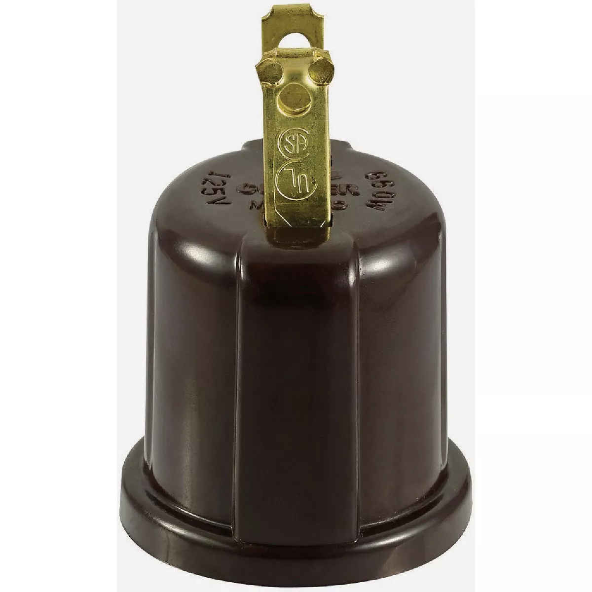 Eaton 660W 125V Brown Outlet Light Socket Adapter