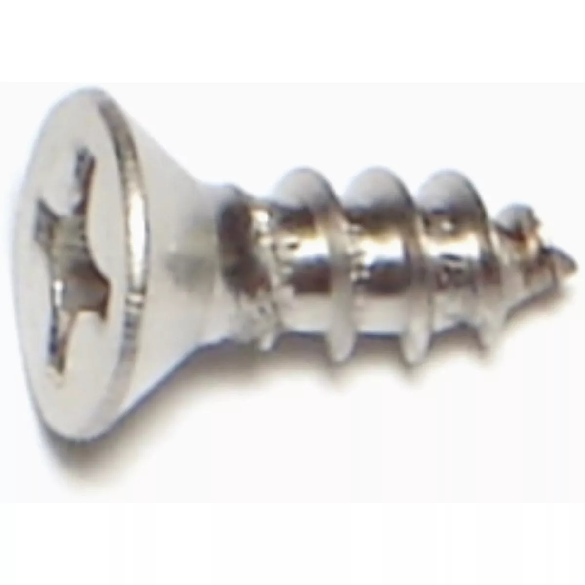 Midwest Fastener #6 x 3/8 In. 18-8 Stainless Steel Phillips Flat Head Sheet Metal Screws (100 Ct.)