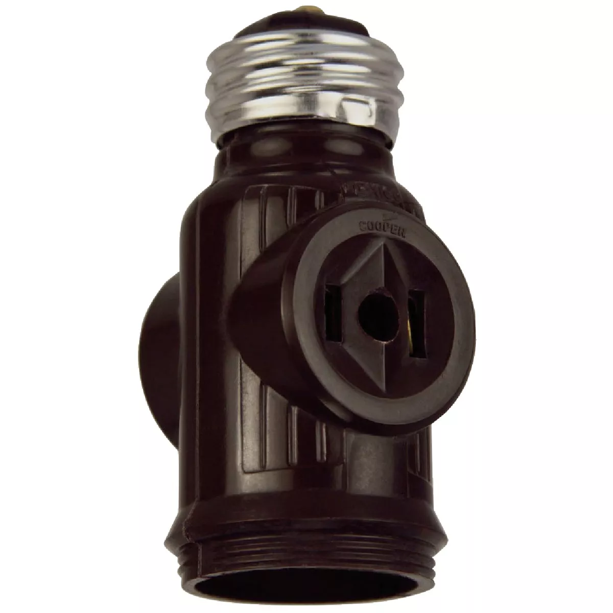 Eaton 660W 125V Brown Light Socket Adapter