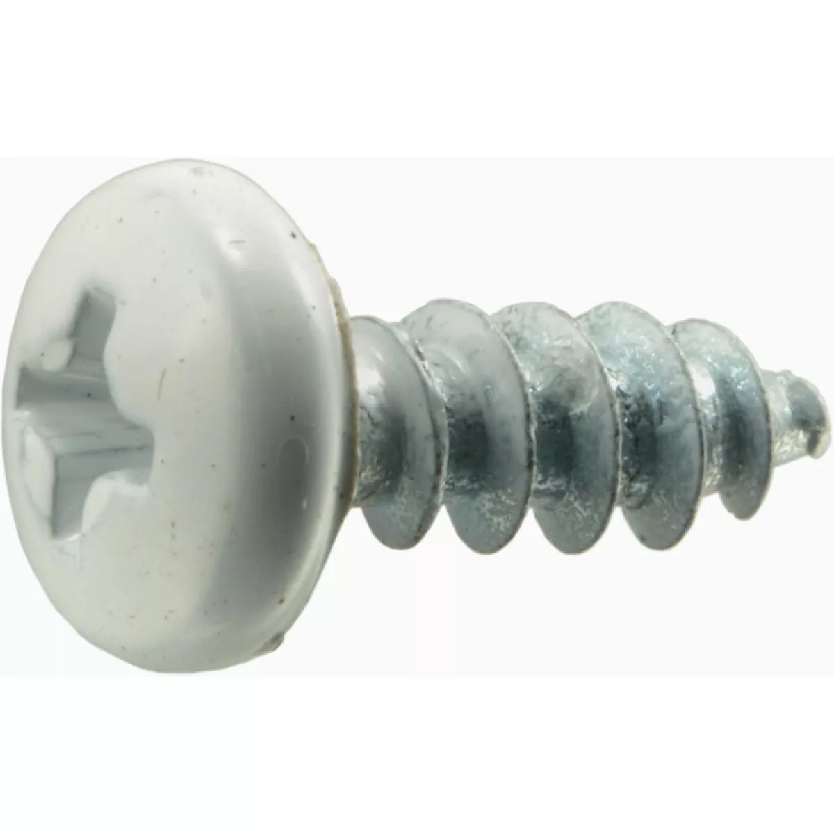Midwest Fastener #10 x 1/2 In. White Painted Steel Phillips Pan Head Sheet Metal Screws (35 Ct.)
