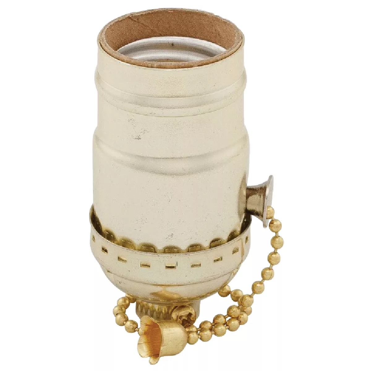 Eaton Pull Chain Medium Base Brass Lamp Socket | True Value Hardware