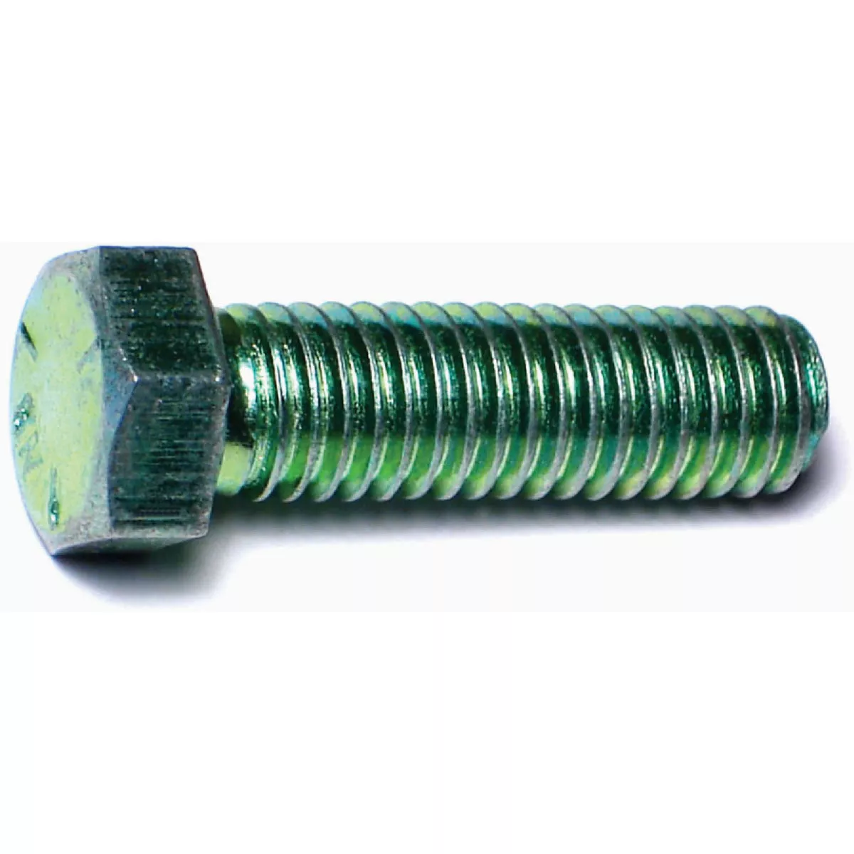 Midwest Fastener 7/16 In.-14 x 1-1/2 In. Green Rinsed Zinc Plated Grade 5 Steel Coarse Thread Hex Cap Screws