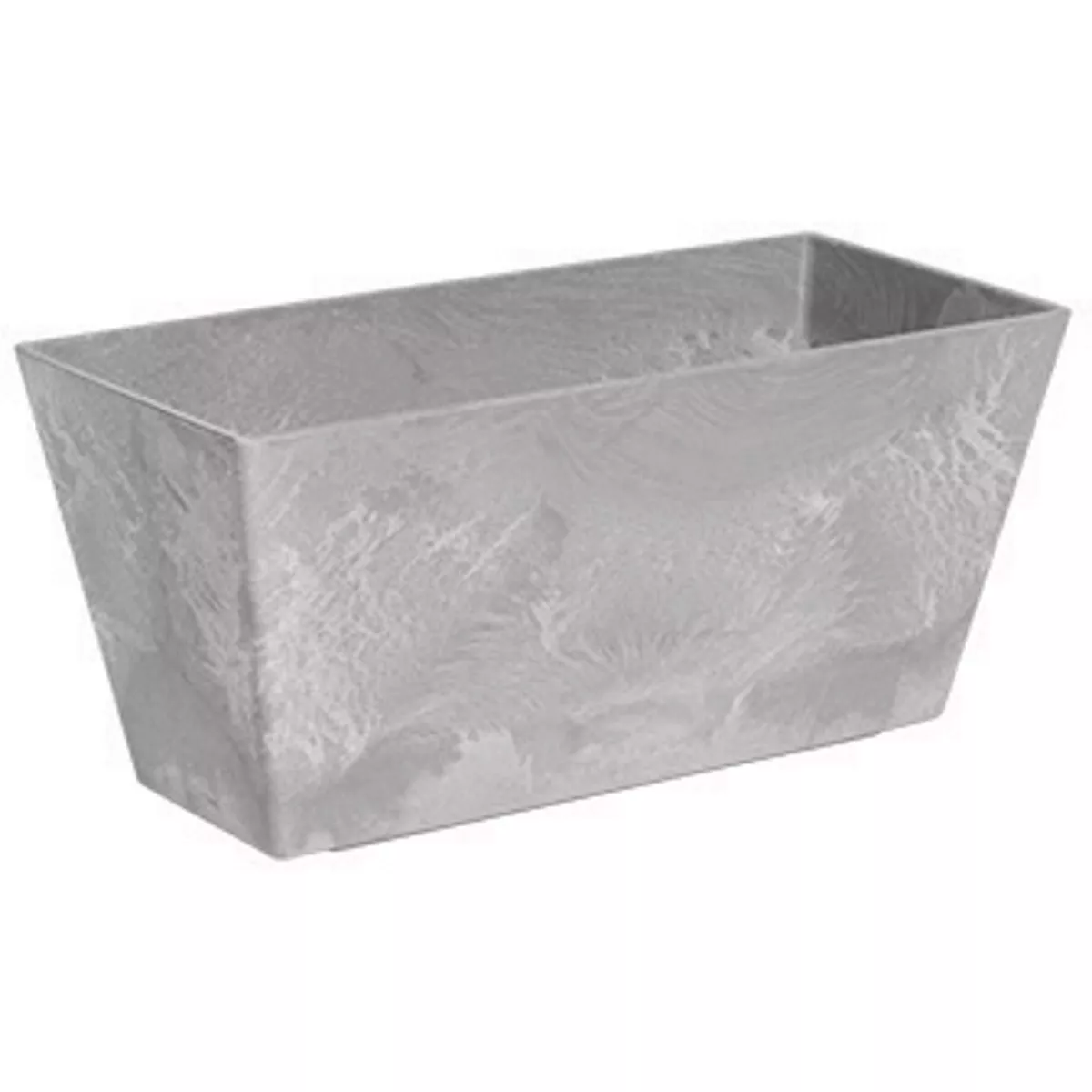 Novelty Stoneart Ella 14.25 In. L. Gray Resin Flowerbox-