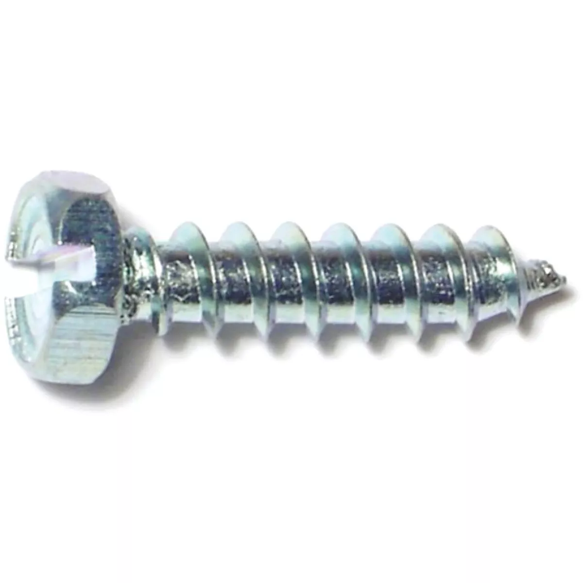 Midwest Fastener #10 x 3/4 In. Zinc Plated Steel Slotted Hex Washer Head Sheet Metal Screws (5 Ct.)