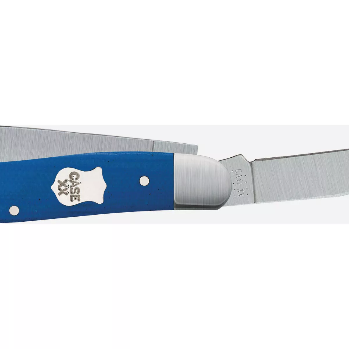 Case 2.55 In. Blue G-10 Smooth Medium Stockman Pocket Knife