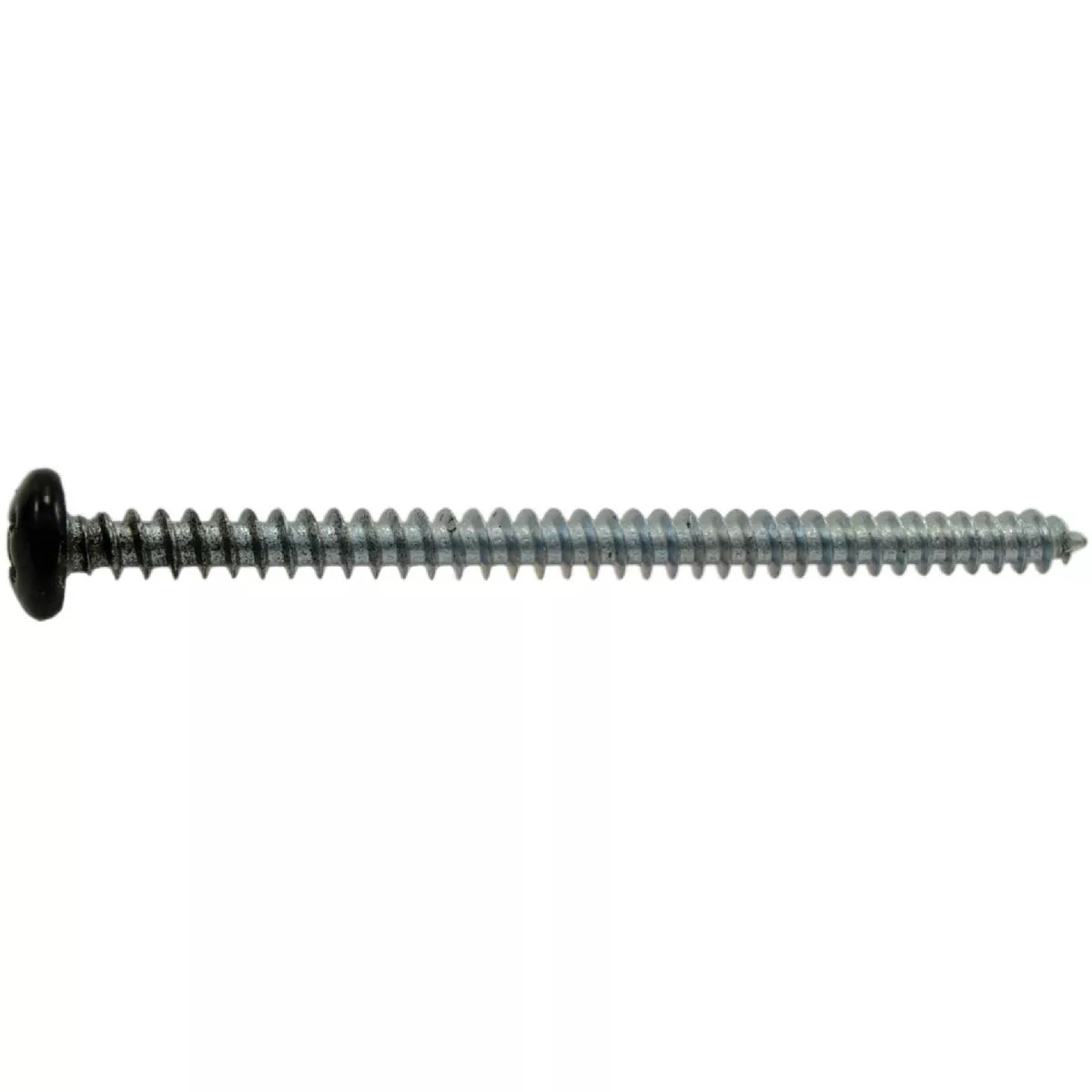 Midwest Fastener #8 x 2-1/2 In. Black Painted Steel Phillips Pan Head Sheet Metal Screws (10 Ct.)
