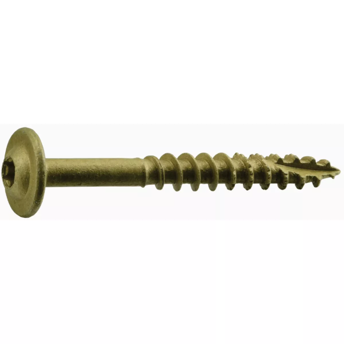 Midwest Fastener SaberDrive 5/16 In. x 2-1/2 In. Tan XL1500 Coated Steel Round Washer Head Star Drive Construction Lag Screws (187 Ct.)